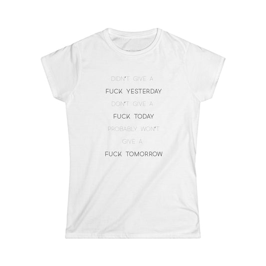 Women's Graphic Tee - "No Fucks"
