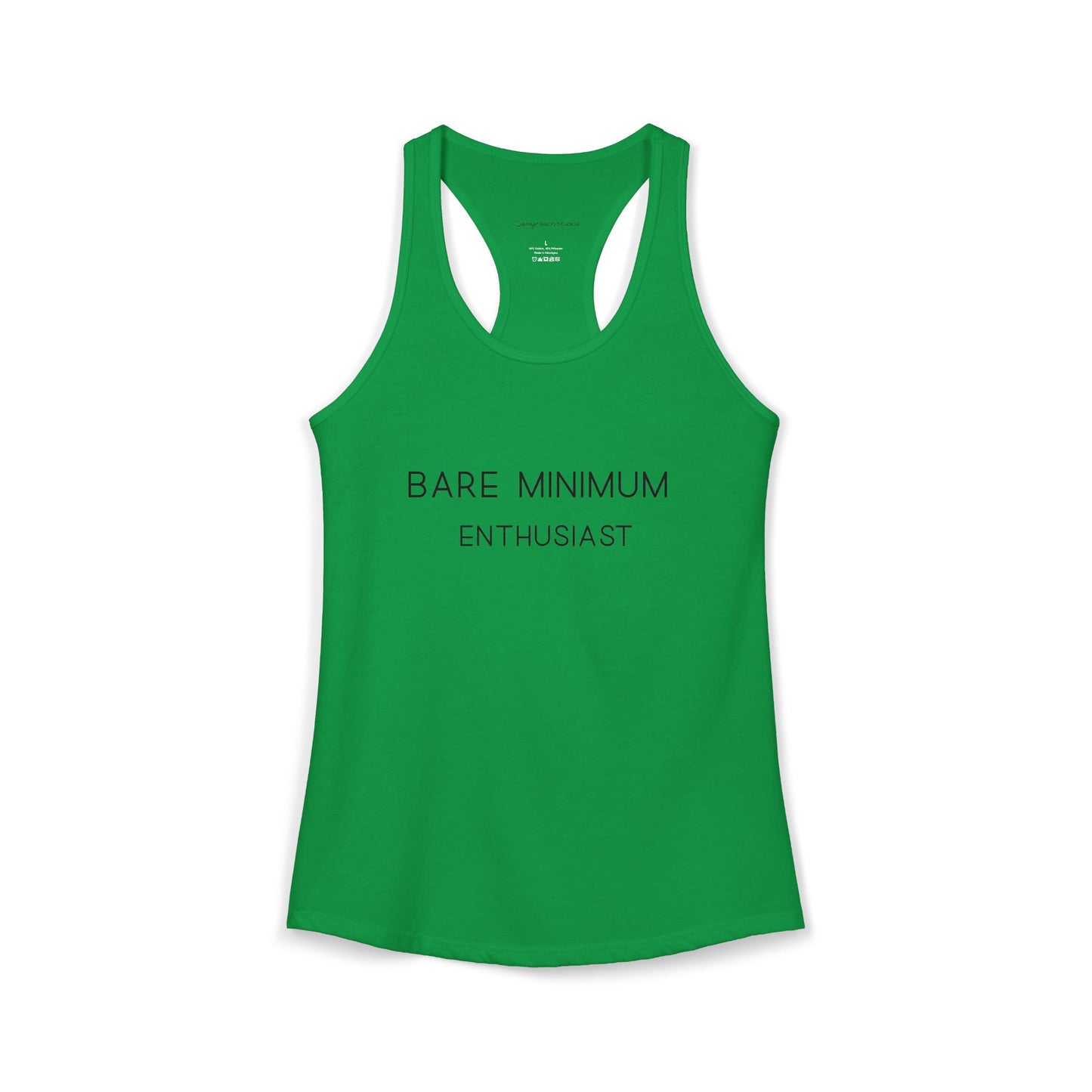 Women's Racerback Tank - "Bare Minimum"