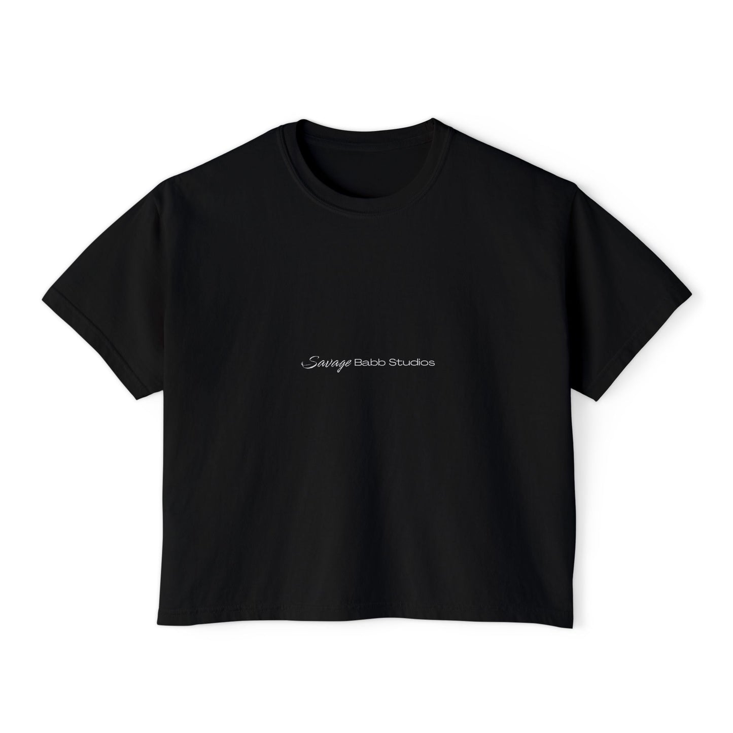 Women's Cropped Tee - "SBS Logo"