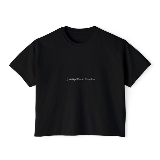 Women's Cropped Tee - "SBS Logo"