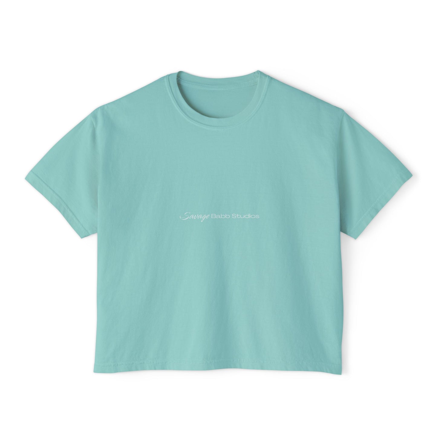 Women's Cropped Tee - "SBS Logo"