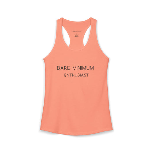 Women's Racerback Tank - "Bare Minimum"