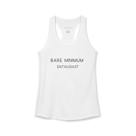 Women's Racerback Tank - "Bare Minimum"
