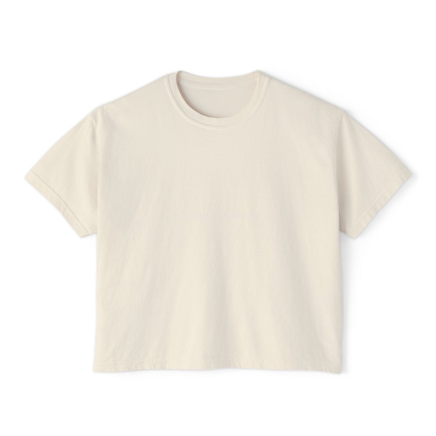 Women's Cropped Tee - "SBS Logo"