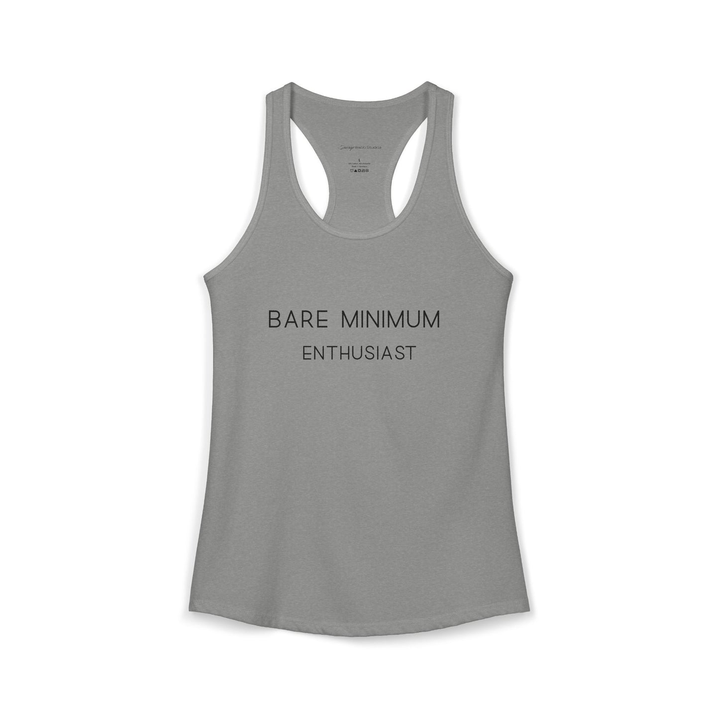 Women's Racerback Tank - "Bare Minimum"