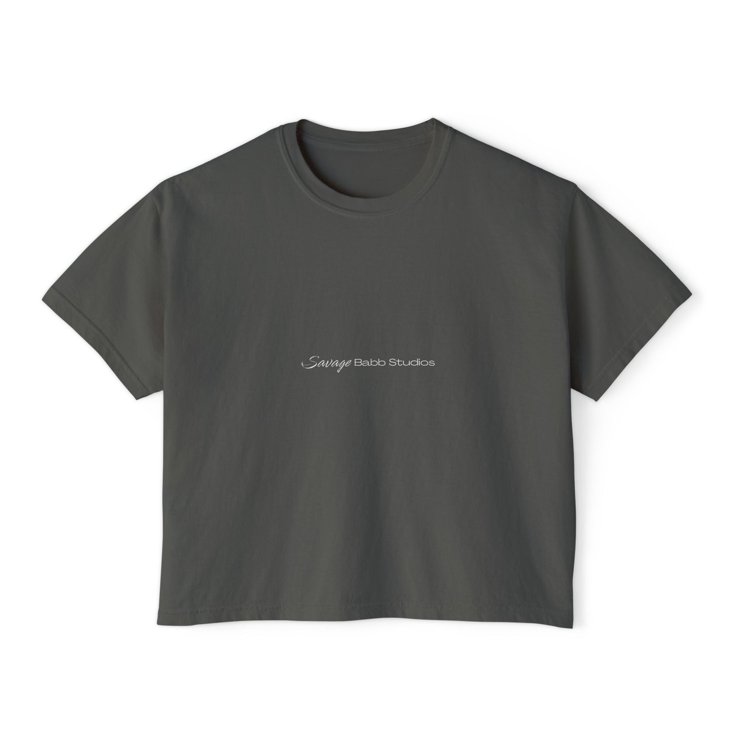 Women's Cropped Tee - "SBS Logo"