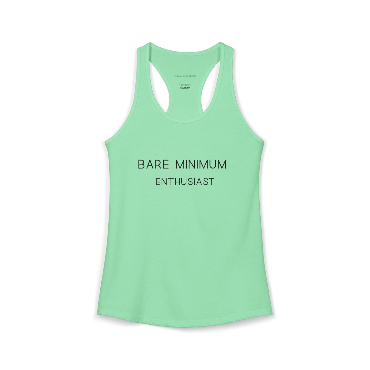 Women's Racerback Tank - "Bare Minimum"