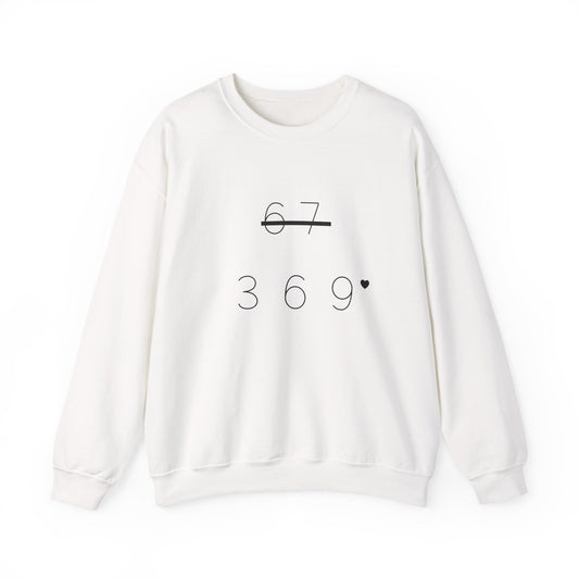 Minimalist Graphic Sweatshirt - "369"
